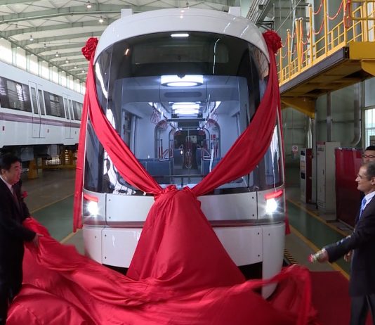 CRRC presenta los trenes a prueba de explosiones en Israel