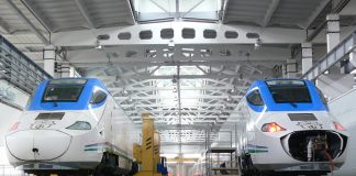Uzbekistán adquiere dos unidades Talgo 250 adicionales para su flota de alta velocidad