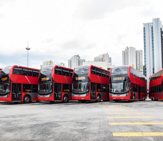 Alexander Dennis recibió un pedido de 180 autobuses de dos pisos Enviro500 del operador KMB de Hong Kong