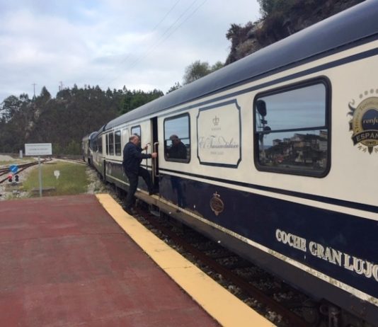 Abordo de El Transcantábrico de Gran Lujo