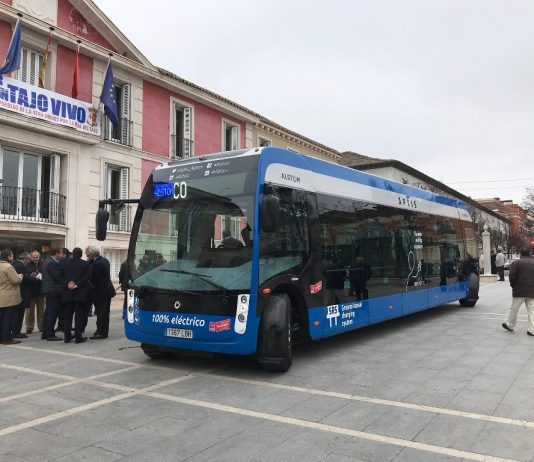 La ciudad de Aranjuez incorporará a la flota del Consorcio de Transportes el innovador autobús eléctrico Aptis, desarrollado por Alstom