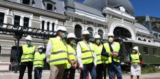 Ábalos convocará una reunión con los gobiernos de Francia, Aragón y Nueva Aquitania para impulsar la rehabilitación de la conexión Pau-Zaragoza