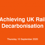 200731 Achieving UK Rail Decarbonisation – Endorser banner