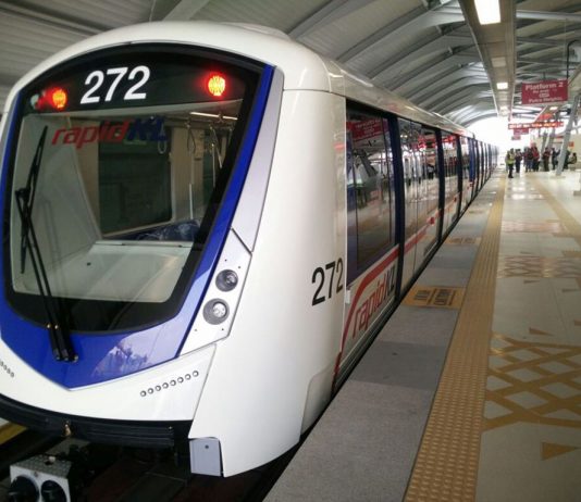 Bombardier Transportation completó el montaje del primero de los metros automáticos sin conductor para la línea Kelana Jaya Light Rail Transit (LRT), en Kuala Lumpur