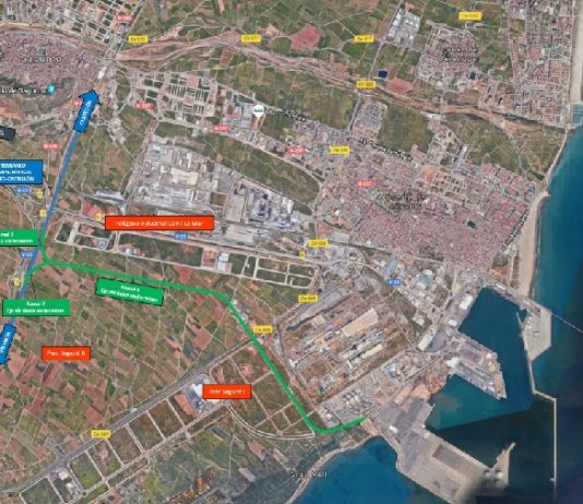Adif inicia las obras de construcción del ramal del acceso ferroviario al Puerto de Sagunto (Valencia)