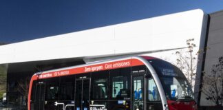 Bilbobus incorpora a su flota el primer autobús eléctrico del modelo Irizar ie tram