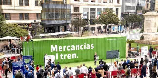 La campaña internacional “Mercancías al tren” llega a Portugal para seguir reivindicando el papel del ferrocarril en la lucha contra el cambio climático