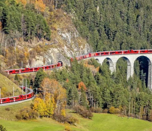 El intento de récord mundial de Rhaetian Railway ha sido exitoso