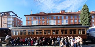 70 personas de las Fundaciones Aladina y Tengo Hogar suben a bordo del «Tren de la Esperanza» para celebrar la Navidad de la mano de la Fundación Talgo y el Museo del Ferrocarril de Madrid
