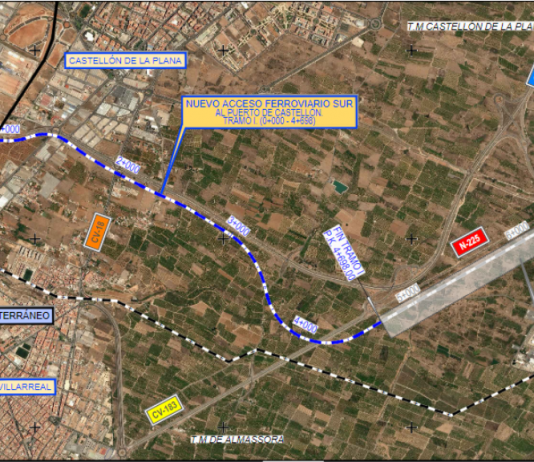Adif lanza la construcción del nuevo acceso sur al Puerto de Castelló, con una inversión de 83 M€