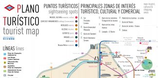 La Comunidad de Madrid presenta el nuevo plano turístico de Metro con más de 100 puntos de interés