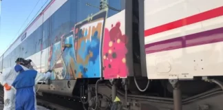 El vandalismo grafitero en los trenes de Renfe genera un coste a la ciudadanía de más de 25 millones de euros