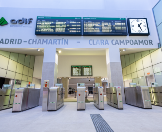 Adif AV refuerza la multimodalidad de Chamartín Clara Campoamor con la apertura del vestíbulo Central