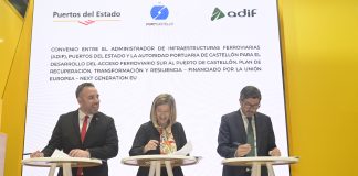 Mitma comienza las obras del nuevo acceso ferroviario sur al Puerto de Castellón para impulsar el tráfico intermodal de mercancías