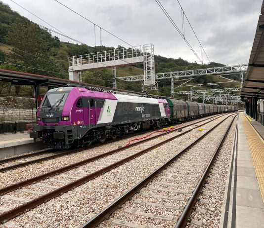 Pruebas de fiabilidad en Pajares, también con mercancías