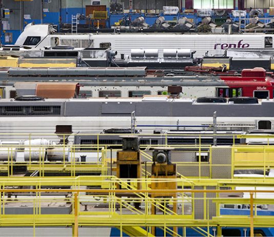 Renfe invierte cerca de 167 millones en grandes operaciones de mantenimiento de sus trenes de viajeros y mercancías
