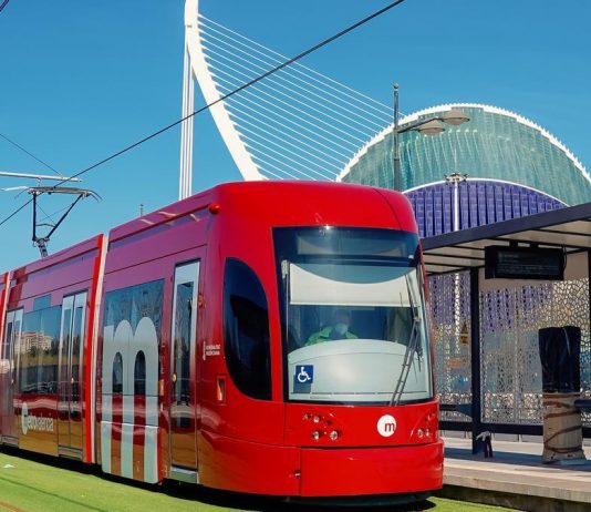 El tranvía de València cumple 30 años con cerca de 200 millones de desplazamientos y 37 millones de kilómetros recorridos