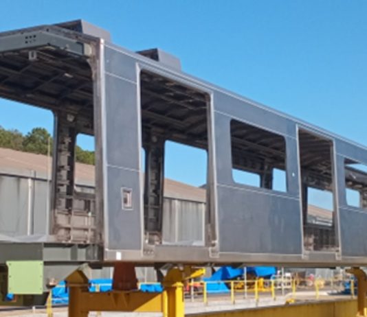 Alstom finaliza producción de la primera caja del tren de Línea 7 de Metro de Santiago